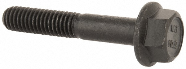 Value Collection 427097MSC Smooth Flange Bolt: M6 x 1 Metric, 35 mm Length Under Head, Partially Threaded Image