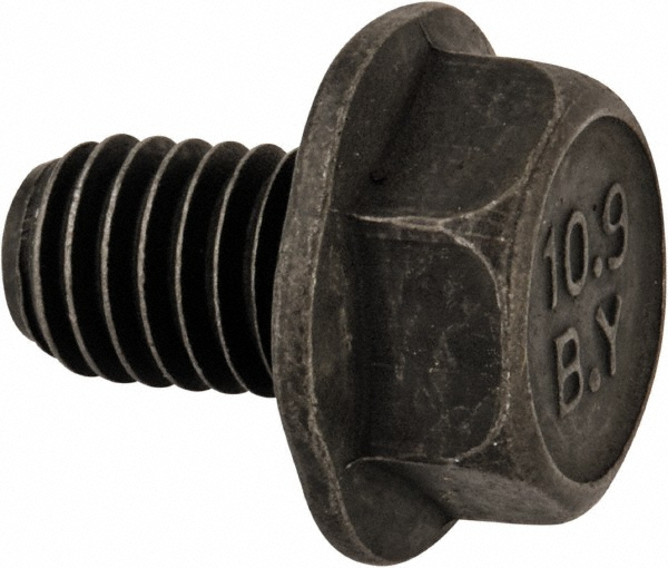 Value Collection 427221MSC Smooth Flange Bolt: M8 x 1.25 Metric, 12 mm Length Under Head, Fully Threaded Image