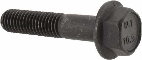 Value Collection 427351MSC Smooth Flange Bolt: M8 x 1.25 Metric, 40 mm Length Under Head, Partially Threaded Image