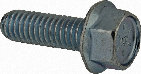 Value Collection 825332MSC Serrated Flange Bolt: 5/16-18 UNC, 1" Length Under Head, Fully Threaded Image
