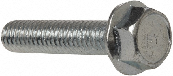 Value Collection 825336MSC Serrated Flange Bolt: 5/16-18 UNC, 1-1/2" Length Under Head, Fully Threaded Image