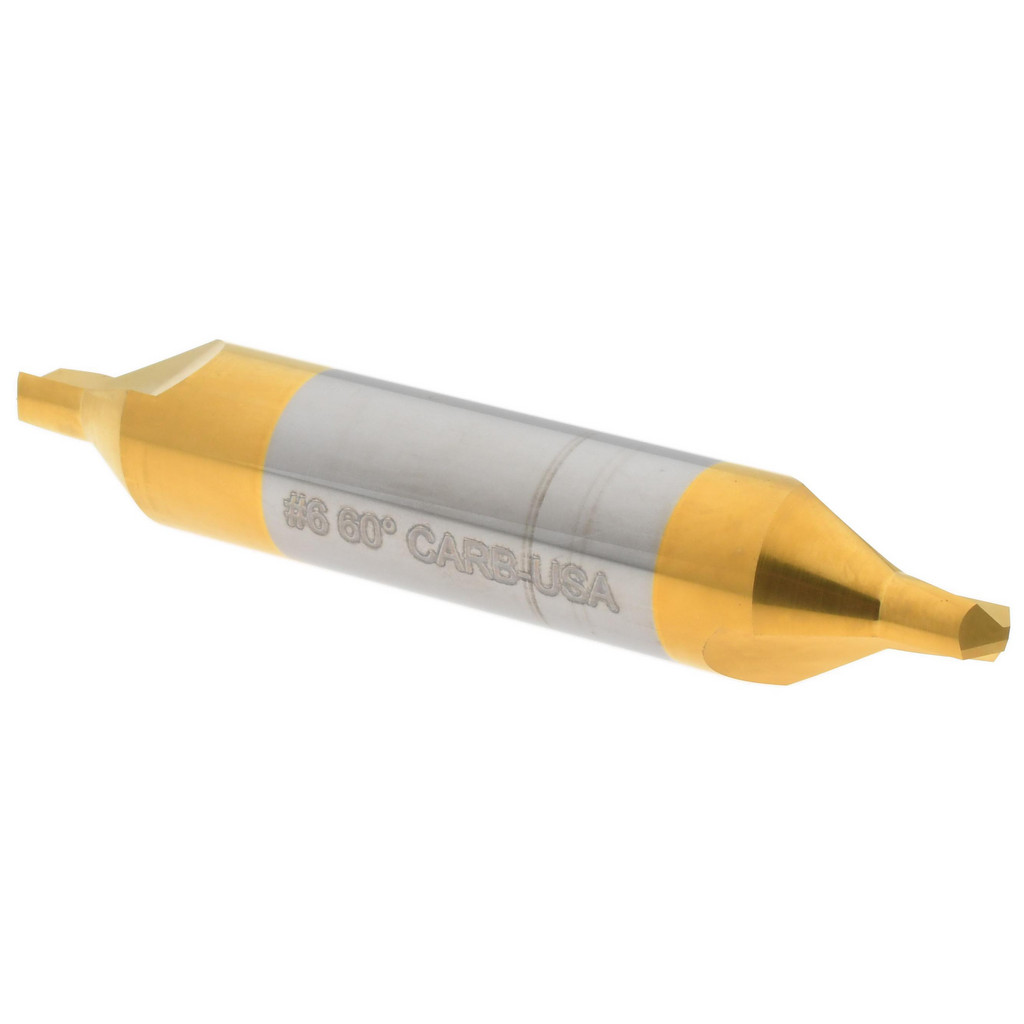 Hertel 300-001508 Combo Drill & Countersink: #6, 1/2" Body Dia, 1180, Solid Carbide Image