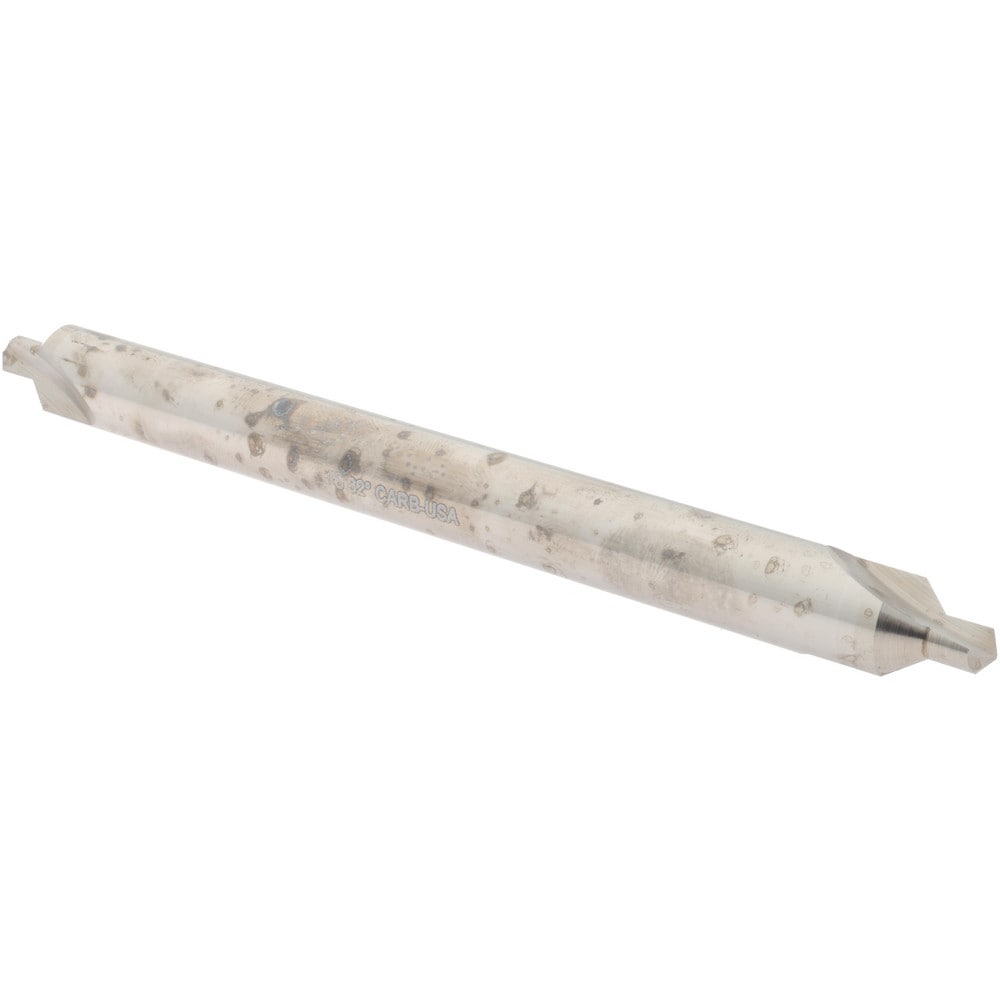 Combo Drill & Countersink: #6, 1/2" Body Dia, 1180, Solid Carbide