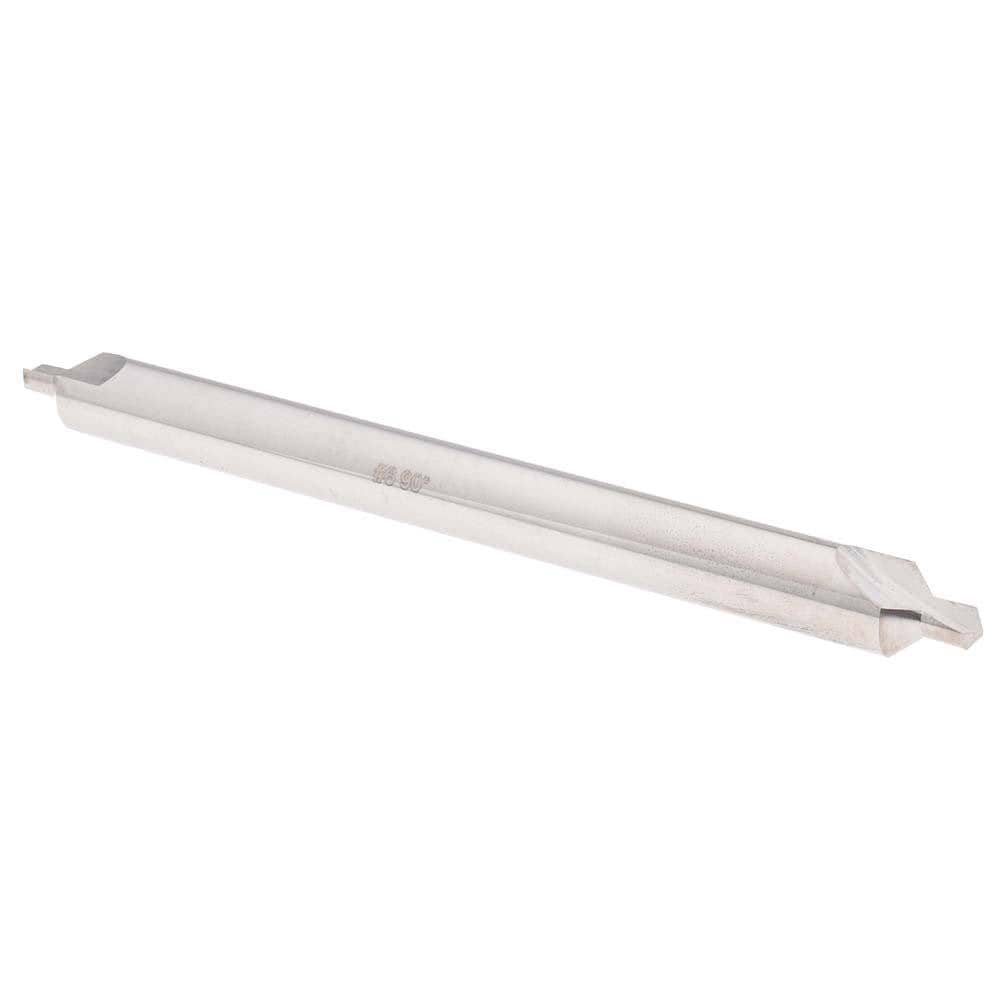 Combo Drill & Countersink: #6, 1/2" Body Dia, 1180, Solid Carbide
