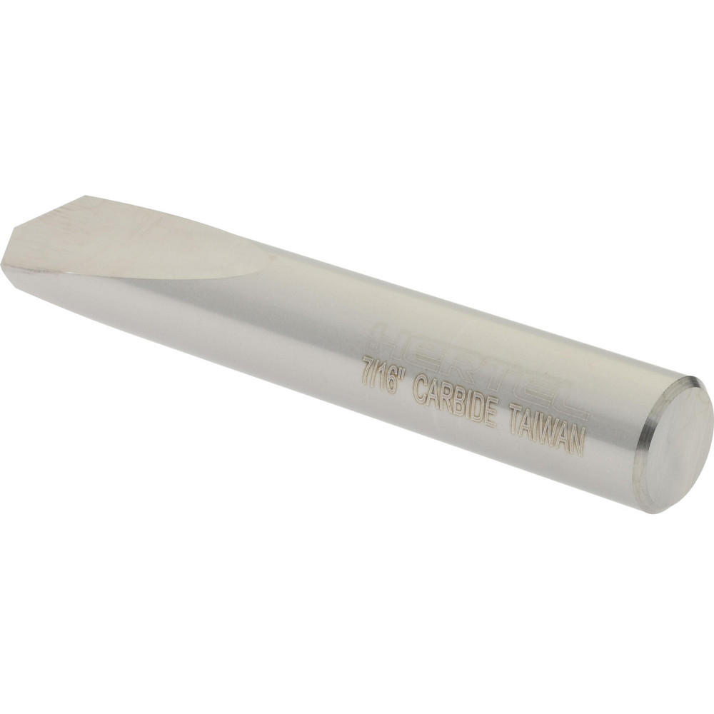 Hertel 7/16" 118° Solid Carbide Spade Drill Bit MSC Direct