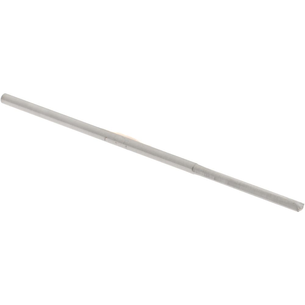 Straight-Flute Drill Bit: #56, 140 deg Point, Solid Carbide