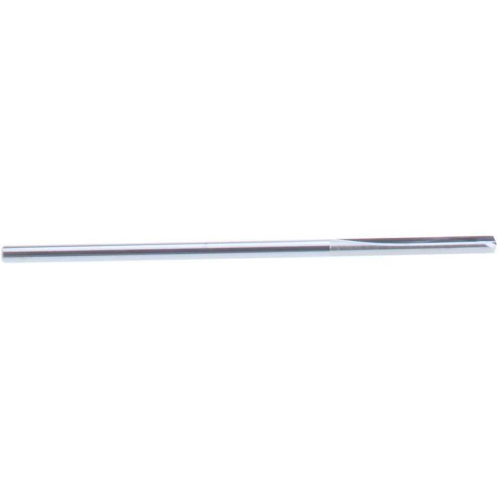 Straight-Flute Drill Bit: #54, 140 deg Point, Solid Carbide