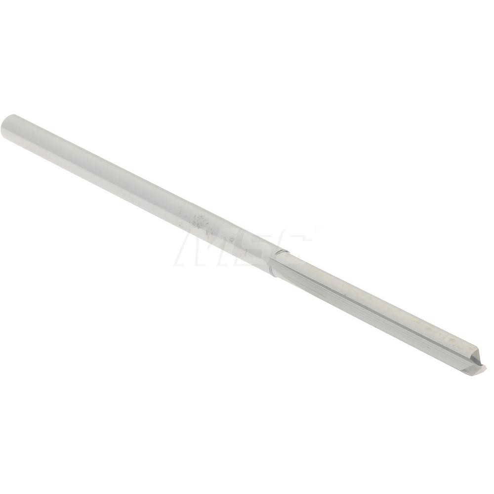 Straight-Flute Drill Bit: #50, 140 deg Point, Solid Carbide