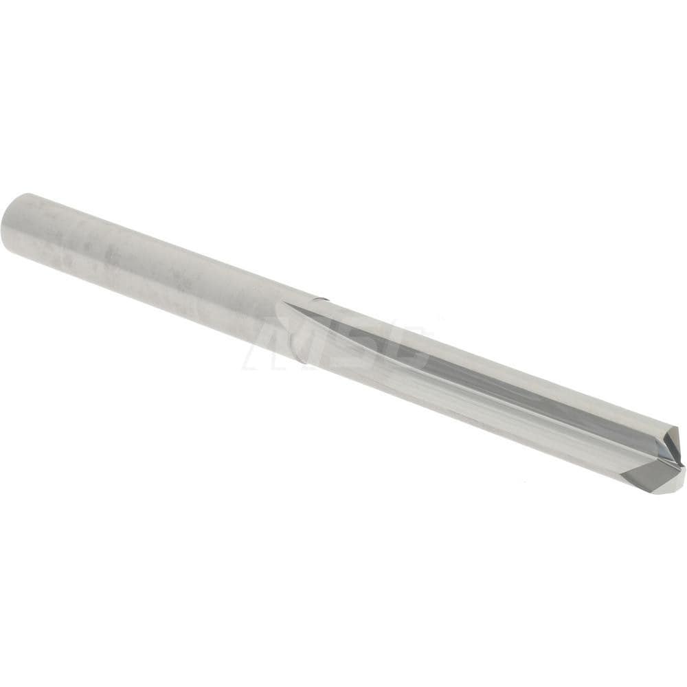 Straight-Flute Drill Bit: #17, 140 deg Point, Solid Carbide