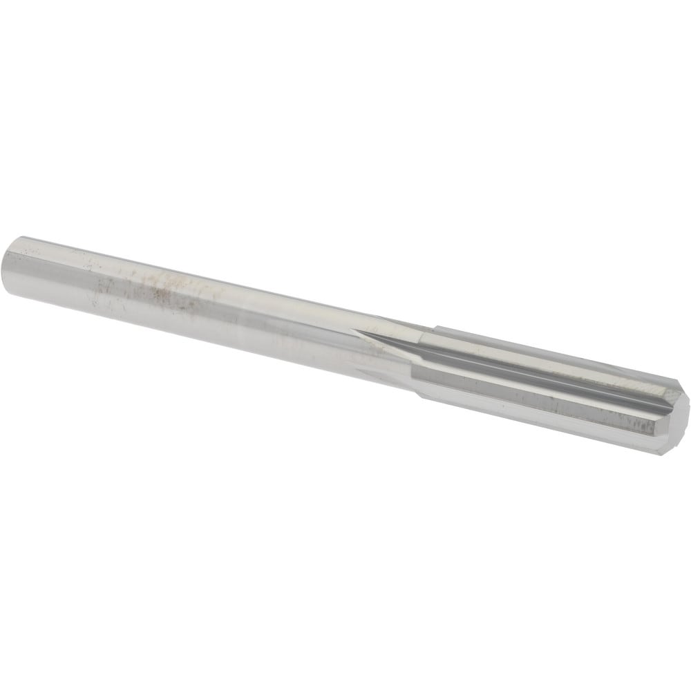 Hertel 500-0003120 Chucking Reamer: 0.312" Dia, 3-1/4" OAL, 1-1/8" Flute Length, Straight Shank, Solid Carbide Image