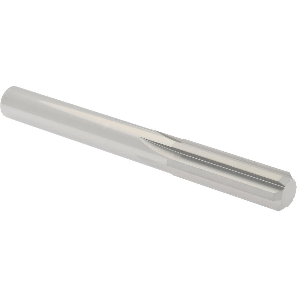 Hertel 500-0003745 Chucking Reamer: 0.3745" Dia, 3-1/2" OAL, 1-1/4" Flute Length, Straight Shank, Solid Carbide Image