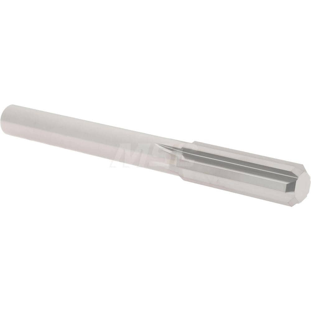 Hertel 500-0004355 Chucking Reamer: 0.4355" Dia, 4" OAL, 1-3/8" Flute Length, Straight Shank, Solid Carbide Image