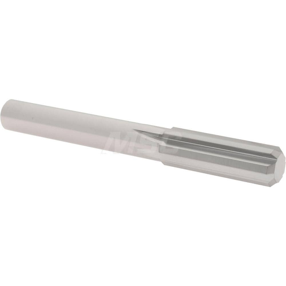 Hertel 500-0004980 Chucking Reamer: 0.498" Dia, 4" OAL, 1-1/2" Flute Length, Straight Shank, Solid Carbide Image