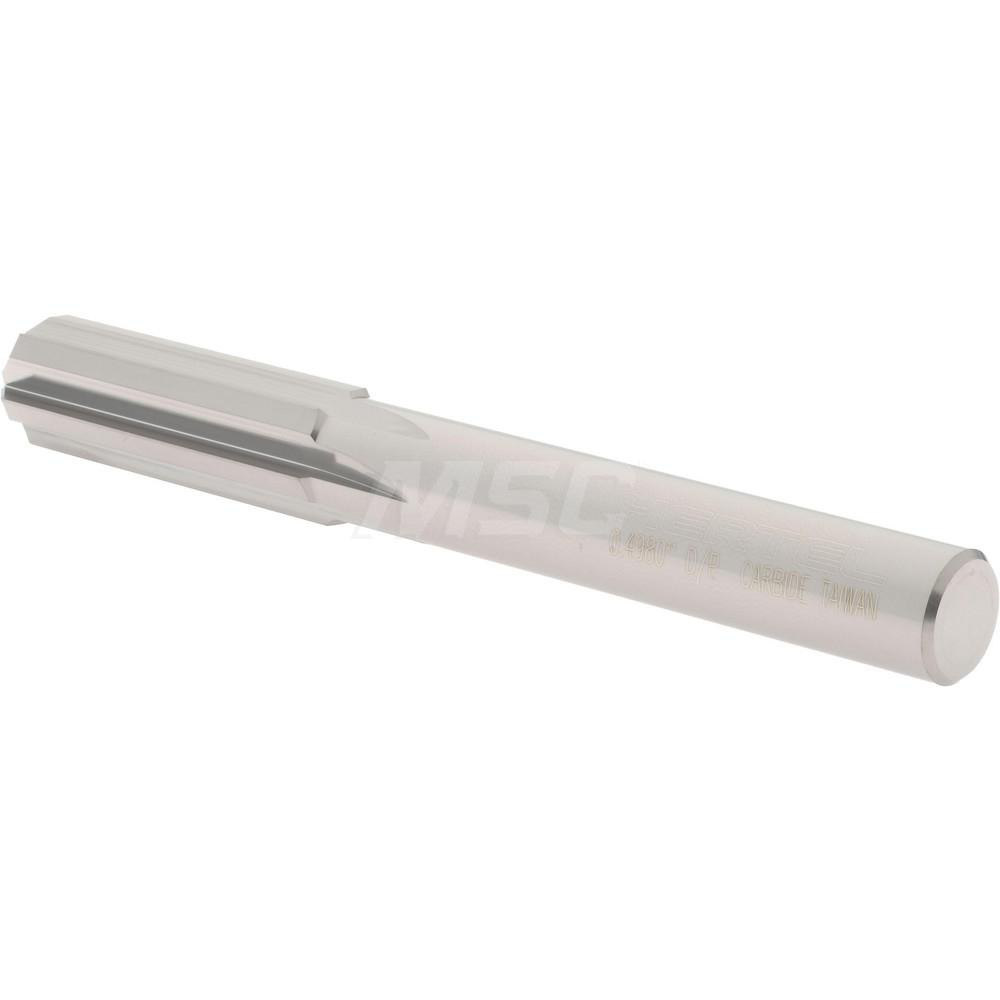 Hertel 0.498" Diam 6Flute Straight Shank Straight Flute Solid