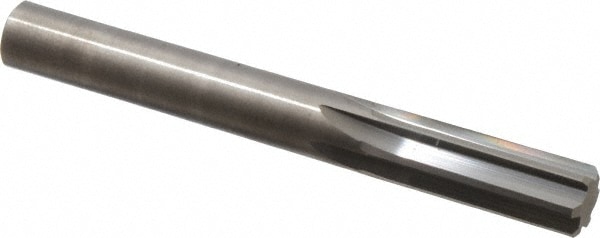 Hertel 500-001030 Chucking Reamer: 15/32" Dia, 4" OAL, 1-3/8" Flute Length, Straight Shank, Solid Carbide Image