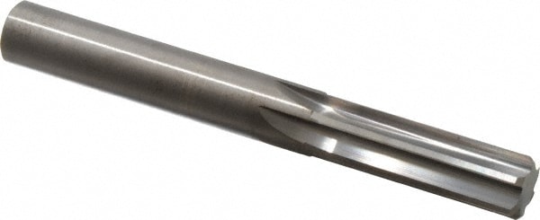 Hertel 500-001031 Chucking Reamer: 31/64" Dia, 4" OAL, 1-1/2" Flute Length, Straight Shank, Solid Carbide Image