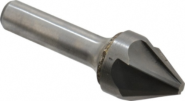 Hertel 336-010050 1" Head Diam, 1/2" Shank Diam, 6 Flute 60° Solid Carbide Countersink Image