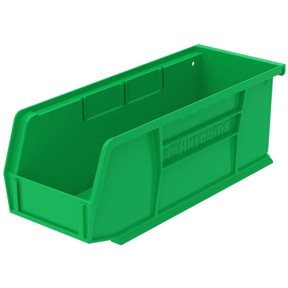 AKRO-MILS 30224green Plastic Hopper Stacking Bin: Green 