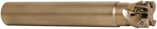 Seco 2694938 1-1/2" Cut Diam, 0.669" Max Depth, 1-1/4" Shank Diam, Cylindrical Shank, 8.27" OAL, Indexable Square-Shoulder End Mill 