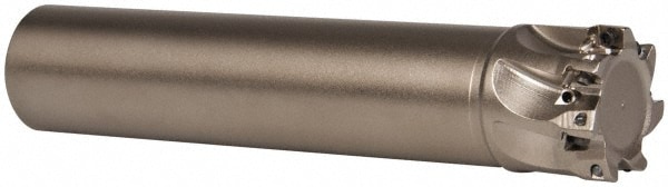 Seco 2694904 1" Cut Diam, 0.197" Max Depth, 1" Shank Diam, Cylindrical Shank, 4.528" OAL, Indexable Square-Shoulder End Mill Image