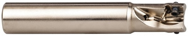 Seco 2694880 3/8" Cut Diam, 0.197" Max Depth, 3/8" Shank Diam, Cylindrical Shank, 2.165" OAL, Indexable Square-Shoulder End Mill Image