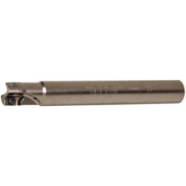 Seco 2688842 3/4" Cut Diam, 0.433" Max Depth, 3/4" Shank Diam, Cylindrical Shank, 5.91" OAL, Indexable Square-Shoulder End Mill Image