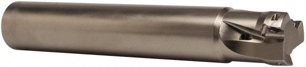 Seco 2688855 1-1/4" Cut Diam, 0.433" Max Depth, 1-1/4" Shank Diam, Cylindrical Shank, 7.69" OAL, Indexable Square-Shoulder End Mill 