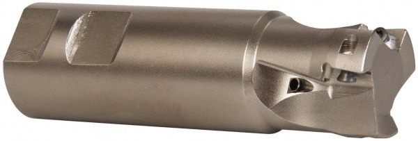 Seco 2688957 1-1/4" Cut Diam, 0.433" Max Depth, 1-1/4" Shank Diam, Weldon Shank, 4-1/4" OAL Indexable Square-Shoulder End Mill Image