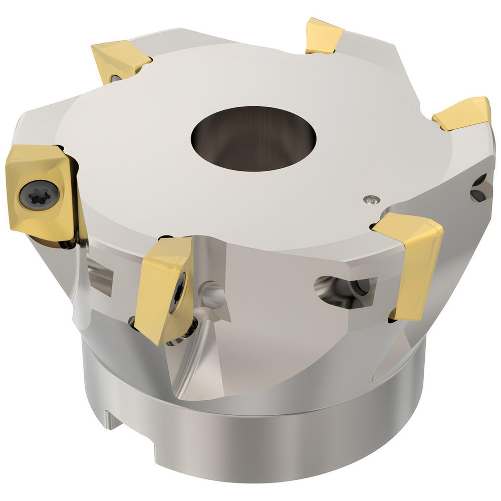 2-1/2" Cut Diam, 3/4" Arbor Hole Diam, 0.433" Max Depth, Indexable Square-Shoulder Face Mill
