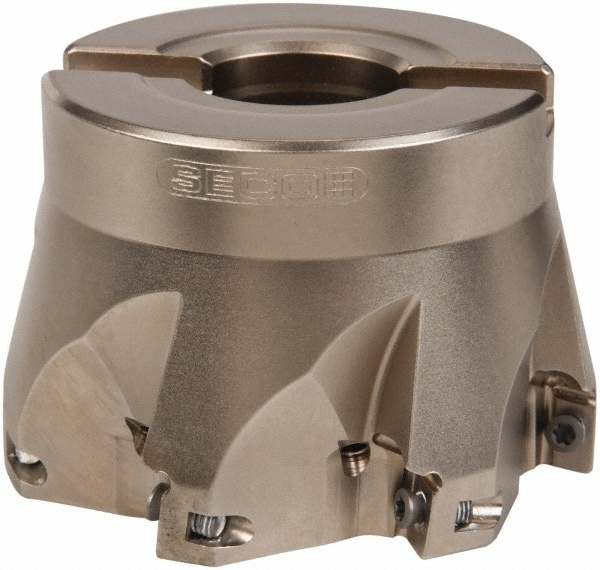 Seco 2689822 3" Cut Diam, 1" Arbor Hole Diam, 0.433" Max Depth, Indexable Square-Shoulder Face Mill 