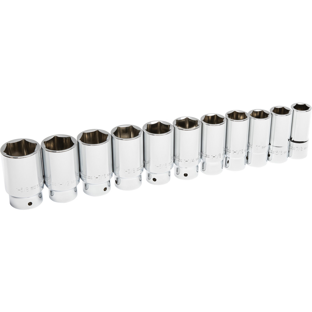 GEARWRENCH - Socket Set: Deep, 11 Pc, 3/4" Drive, 7/8 to 1-5/8" | MSC ...