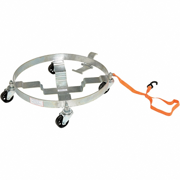 Vestil Drum Caddy 1 Drum  1200 Lb Capacity For 1 Drum  Part DRUMQUADCTLT