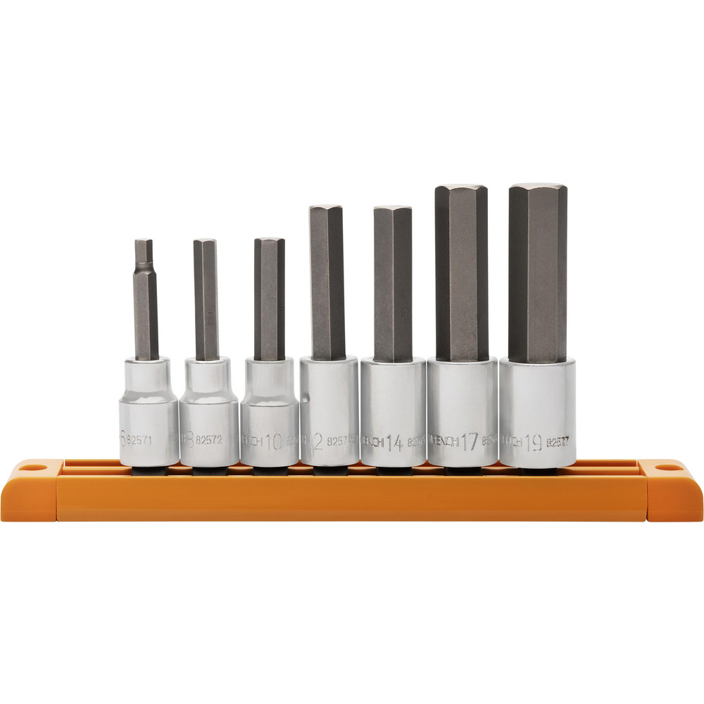 GEARWRENCH - Socket Set: Hex Bit, 7 Pc, 1/2