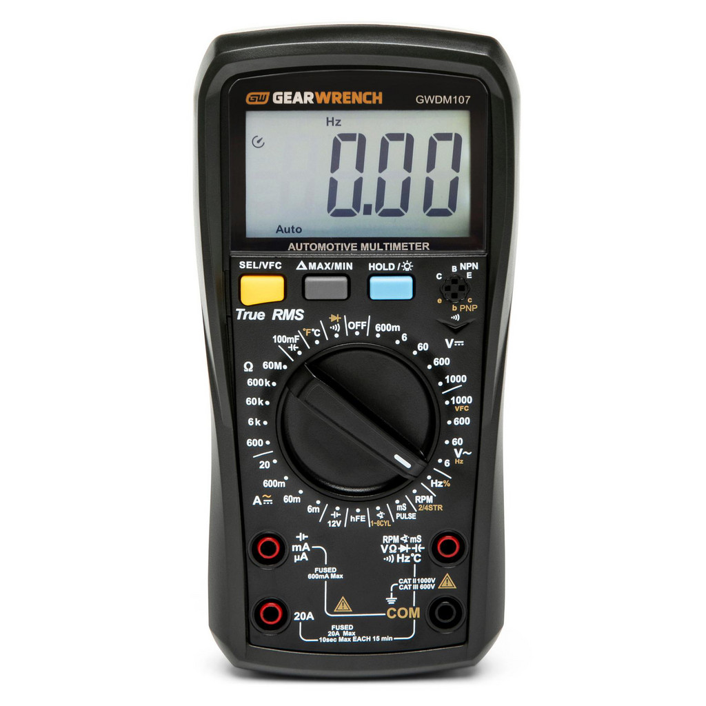 Geared Multimeter GEARWRENCH - Multimeters: Multimeter Type: True RMS; Measures ...