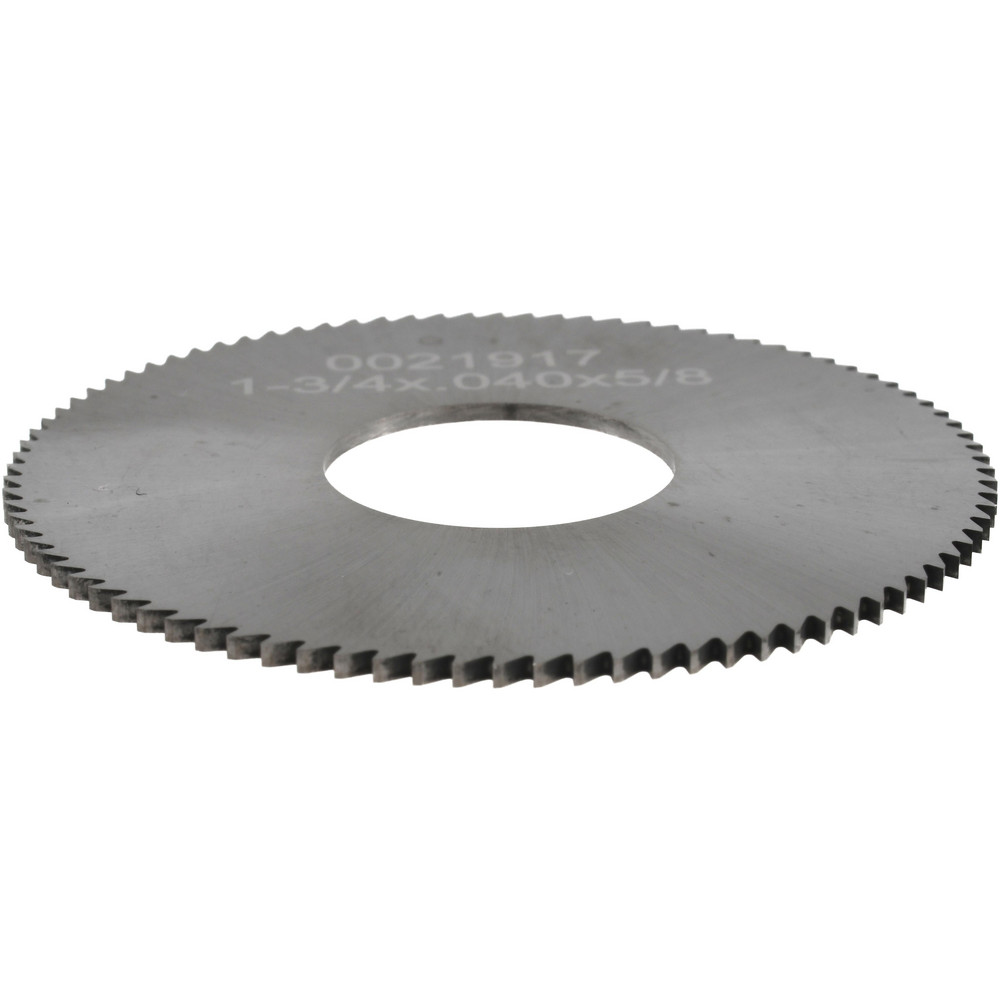 Slitting & Slotting Saw: 1-3/4" Dia, 0.04" Thick, 90 Teeth, Solid Carbide