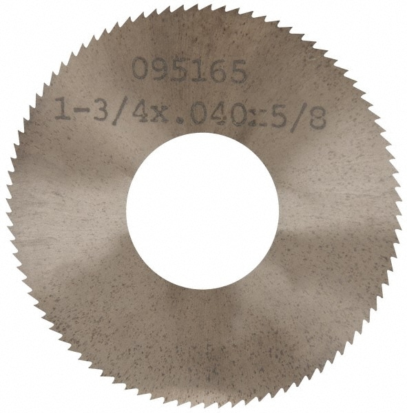 Made in USA XSPEC0115 Slitting & Slotting Saw: 1-3/4" Dia, 0.04" Thick, 90 Teeth, Solid Carbide Image