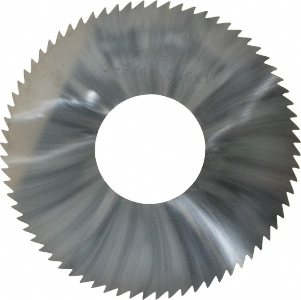 Made in USA X3C03672 Slitting & Slotting Saw: 2-3/4" Dia, 0.036" Thick, 1" Arbor Hole, 72 Teeth, Solid Carbide Image