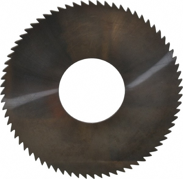 Made in USA X4C06472 Slitting & Slotting Saw: 2-3/4" Dia, 0.064" Thick, 1" Arbor Hole, 72 Teeth, Solid Carbide Image