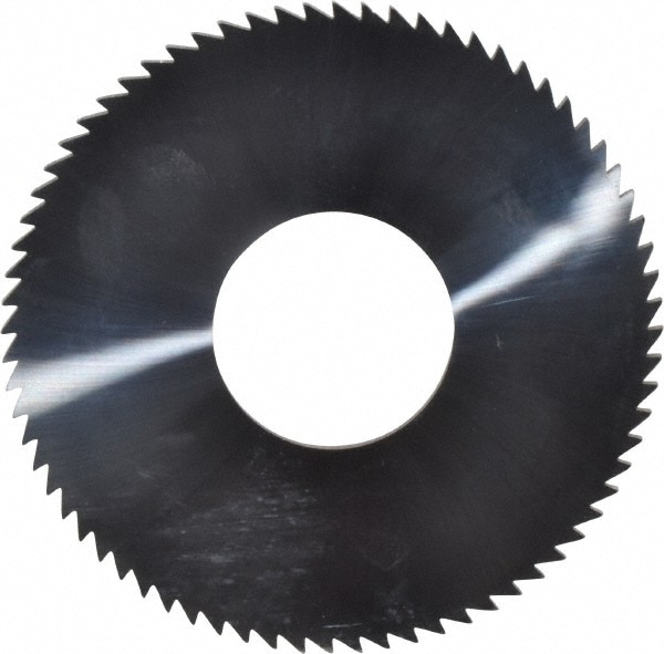 Made in USA X5C07272 Slitting & Slotting Saw: 2-3/4" Dia, 0.072" Thick, 1" Arbor Hole, 72 Teeth, Solid Carbide Image