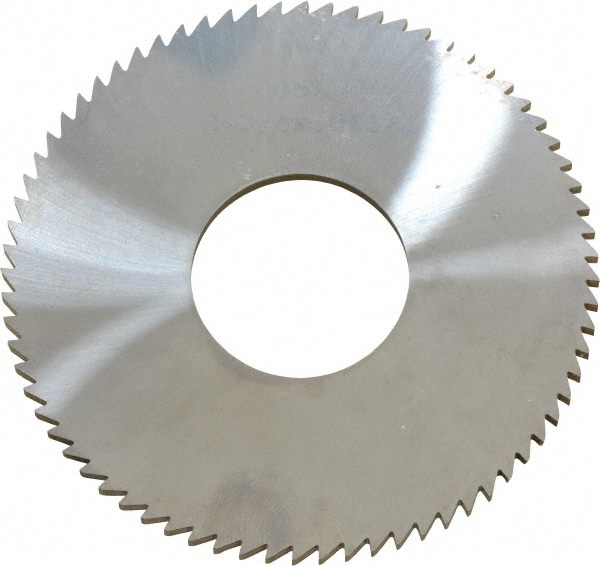 Made in USA X6C09172 Slitting & Slotting Saw: 2-3/4" Dia, 0.091" Thick, 1" Arbor Hole, 72 Teeth, Solid Carbide Image