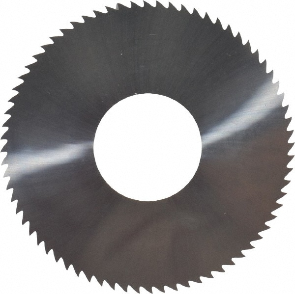 Made in USA X6C10272 Slitting & Slotting Saw: 2-3/4" Dia, 0.102" Thick, 1" Arbor Hole, 72 Teeth, Solid Carbide Image