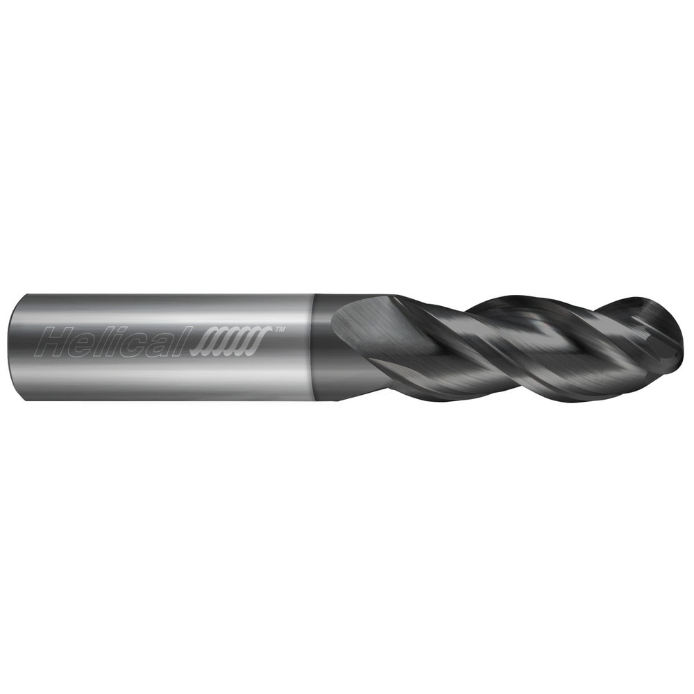 Helical Solutions - Ball End Mill: 1/4