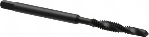 DORMER 5978374 Combination Drill Tap: #6-32, 2B, 2 Flutes, High Speed Steel 