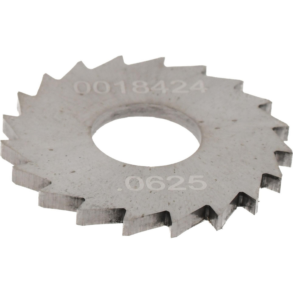 Jeweler's Saw: 1" Dia, 0.0625" Thick, 3/8" Arbor Hole, 98 Teeth, Solid Carbide