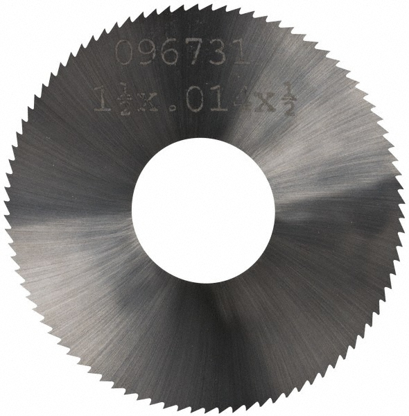 Made in USA X1I014110 Jewelers Saw: 1-1/2" Dia, 0.014" Thick, 1/2" Arbor Hole, 110 Teeth, Solid Carbide Image