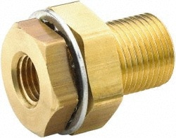 1 EA Reducer Bushing 1/2 Inch Male Pipe Thread To 1/8 Inch Female Pipe Thread 1 EA Reducer Bushing 1/2 Inch Male Pipe Thread To 1/8 Inch Female Pipe Thread