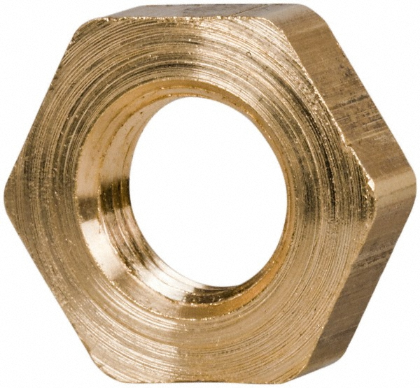 Parker 1/8 Female Thread, Brass Industrial Pipe Lock Nut 83294934