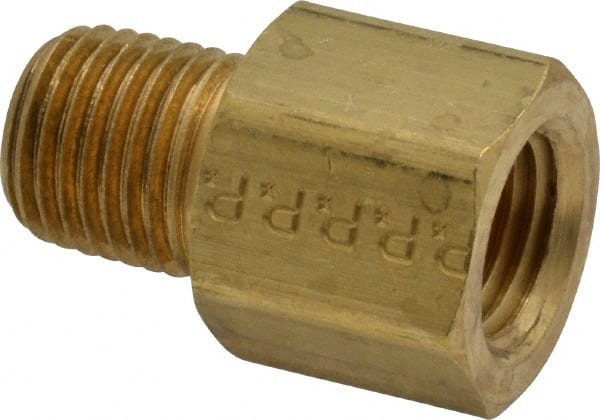 Hex Coupling Parker Brass Pipe Fitting 1/4 NPT Female X 1/4 NPT Female 1/4 NPT Female X 1/4 NPT Female Parker Hannifin 4-4 FHC-B 