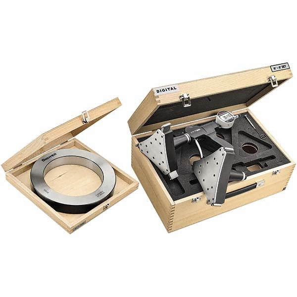 Starrett 150 to 200mm, 4" Deep, Pistol Grip Electronic Bore Gage Set