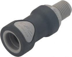 CPC Colder Products NS4D10004 1/4" Nominal Flow, 1/4 Thread, Nonspill Quick Disconnect Coupling 